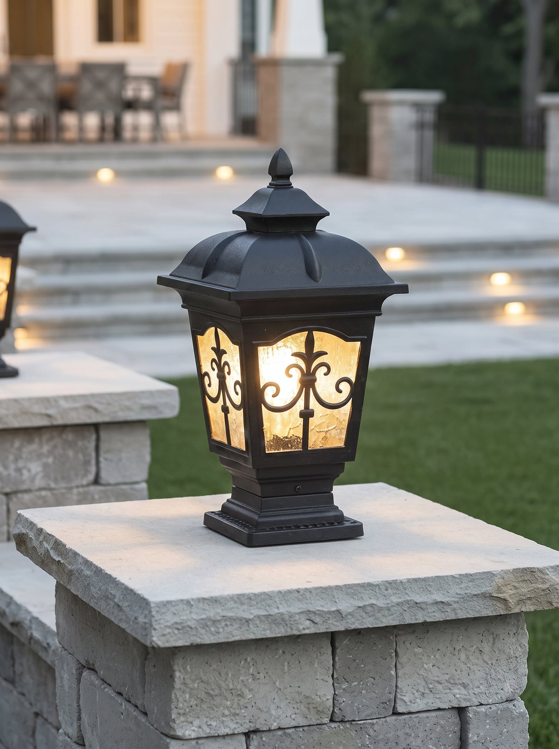 Vintage Outdoor Pillar Light