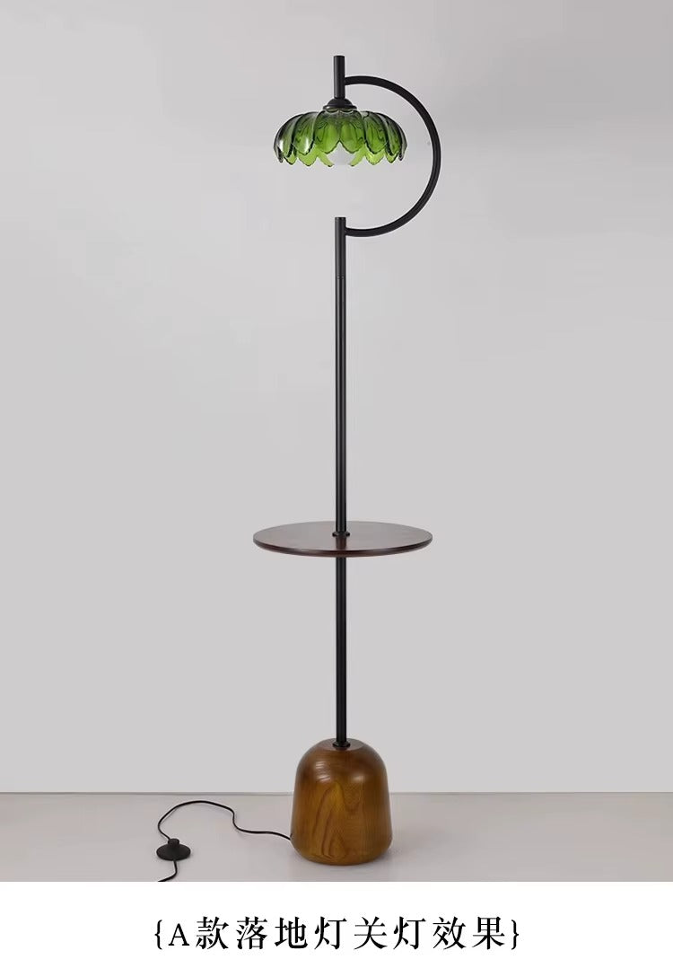 Vintage Creative Floor Light Living Room Sofa Edge Designer Standing Lamp American Bedroom Homestay Storage Led Lighting Fixture