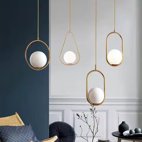 1pc Modern Home Decor LED Lights Bedroom Lamp Bedside Pendant Light Lamps LED Chandeliers Hanging Light Indoor Lighting